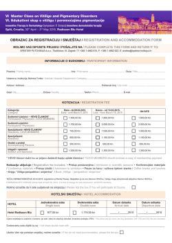 offline prijava - SPEKTAR PUTOVANJA doo