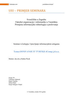 Seminar - foiskripte