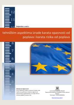 Tehnički aspekti izrade karata opasnosti od poplava i karata rizika