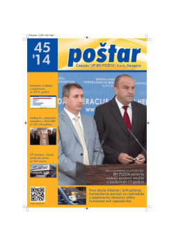 poslovanje - JP BH Po&scaron;ta