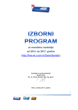 izborni program - T-com