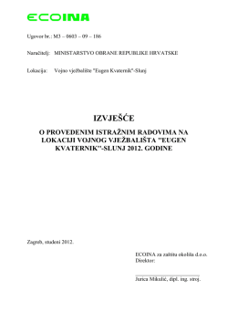 "Eugen Kvaternik" - 2012.godina