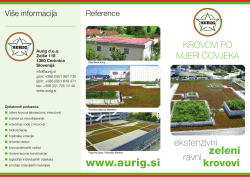 Ekstenzivni zeleni ravni krovovi