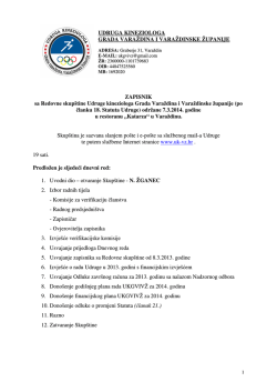 NOVO-Zapisnik Skupstine / 7.3.2014.