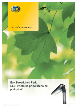 Eco StreetLine | Park LED-Svjetiljka pričvr&scaron;ćena na podupirač