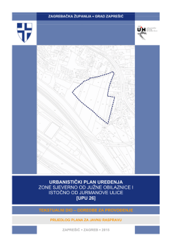 Tekstualni dio - Grad Zapre&scaron;ić