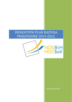 INDIKATIVNI PLAN RAZVOJA PROIZVODNJE 2014-2023.