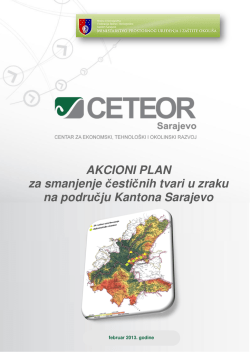 Akcijski plan za smanjenje čestičnih tvari