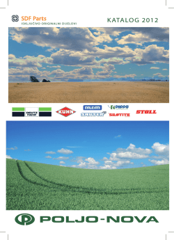 KATALOG 2012 - Poljo
