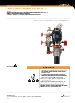 Drenčer ventilska stanica FireLock NXT&trade; I-769D-SCR