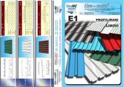 KATALOG PROFILIRANI LIMOVI - Lim-mont