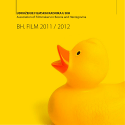 BH. FILM 2011 / 2012 - Udruženje filmskih radnika BiH / Fondacija