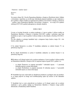 - Nastavno &ndash; naučno vijeće &ndash; Na osnovu člana 201. Pravila