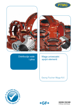 Distribucija vode Waga univerzalni spojni elementi i plina