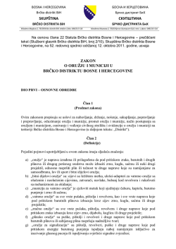 Zakon o oružju i municiji