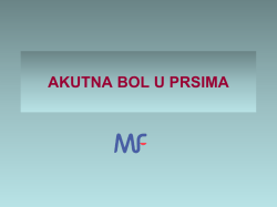 D. Akutna bol u prsima - Poliklinika Kardioton