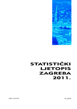 statistički ljetopis zagreba 2011.