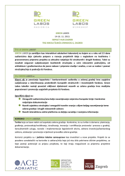 GREEN LABOS je zami&scaron;