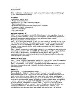 Ceresit CM 77 Silan-modificirano multifunkcionalno ljepilo za