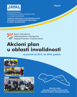 Akcioni plan u oblasti invalidnosti