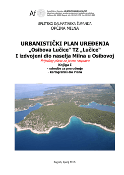 URBANISTIČKI PLAN UREĐENJA