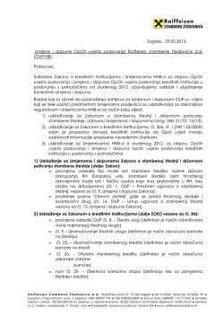 obja&scaron;njenje izmjena i dopuna OUP-2013