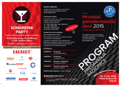 Hrvatski parodontolo&scaron;ki dani 2015