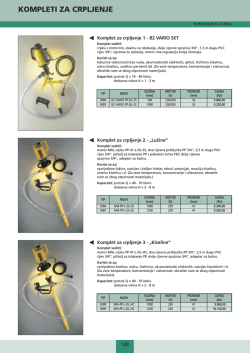 KOMPLETI ZA CRPLJENJE
