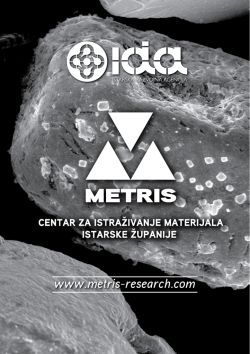 Centar za istraživanje materijala METRIS PDF