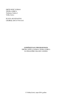 Plan i program rada 2014-2015