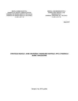 PIFC - Federalno Ministarstvo Finansija