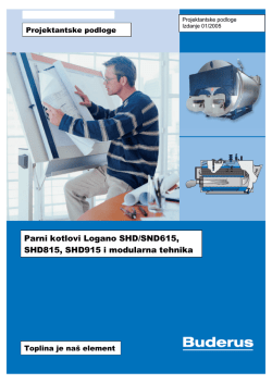 Parni kotlovi Logano SHD/SND615, SHD815, SHD915 i