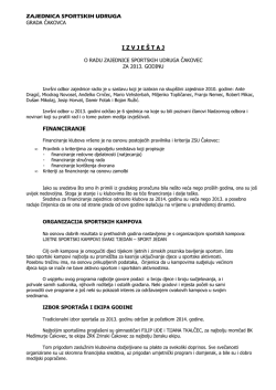 MATERIJALI SKUPSTINA 2014 - Zajednica Sportskih Udruga Grada