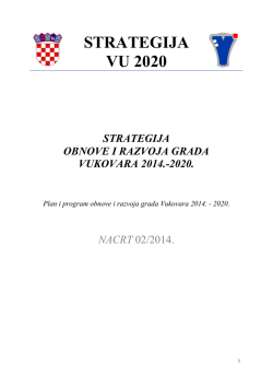 Nacrt Strategije VU 2020