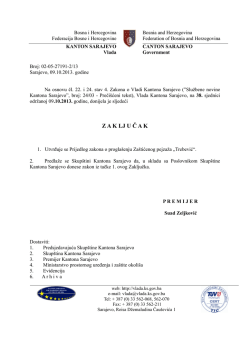 Prijedlog zakona o progla&scaron;enju Za&scaron;tićenog pejzaža