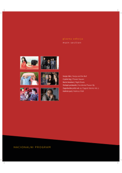 NACIONALNI PROGRAM - Pula Film Festival