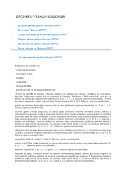 joppd općenita pitanja i odgovori