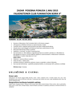 Falkensteiner club Funimation Borik