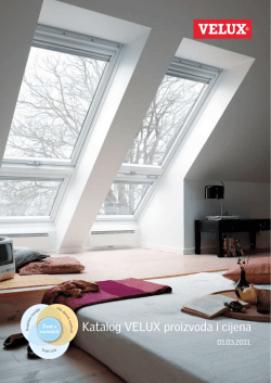Katalog VELUX proizvoda i cijena