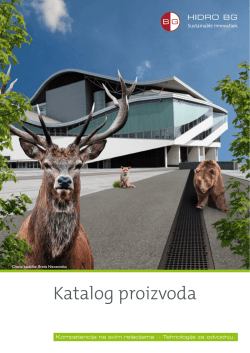 Katalog proizvoda - Hidro BG odvodni sustavi doo