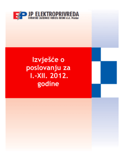 XII. 2012. godine - Elektroprivreda HZHB Mostar