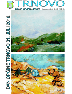 DAN OPĆ INE TRNOVO 31. JULI 2010.
