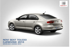 NOVI SEAT TOLEDO CJENOVNIK 2013