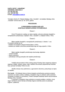 DJEĈJI VRTIĆ &bdquo;VARAŽDIN&ldquo;