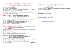 Ma&scaron;e &ndash; Oglasi Fara Čajta septembar 2014 nediljne ma&scaron;e: Vincjet 10