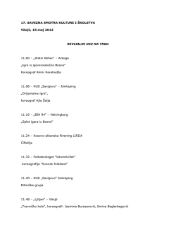 program nastupa na 17. smotri