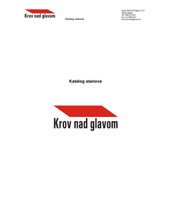 Katalog stanova - Krov nad glavom