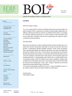 Preuzmi PDF - Hrvatsko dru&scaron;tvo za liječenje boli