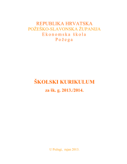 ovdje - Ekonomska &scaron;kola Požega