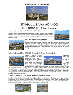 ISTANBUL &hellip; BAJKA 1001 NOCI